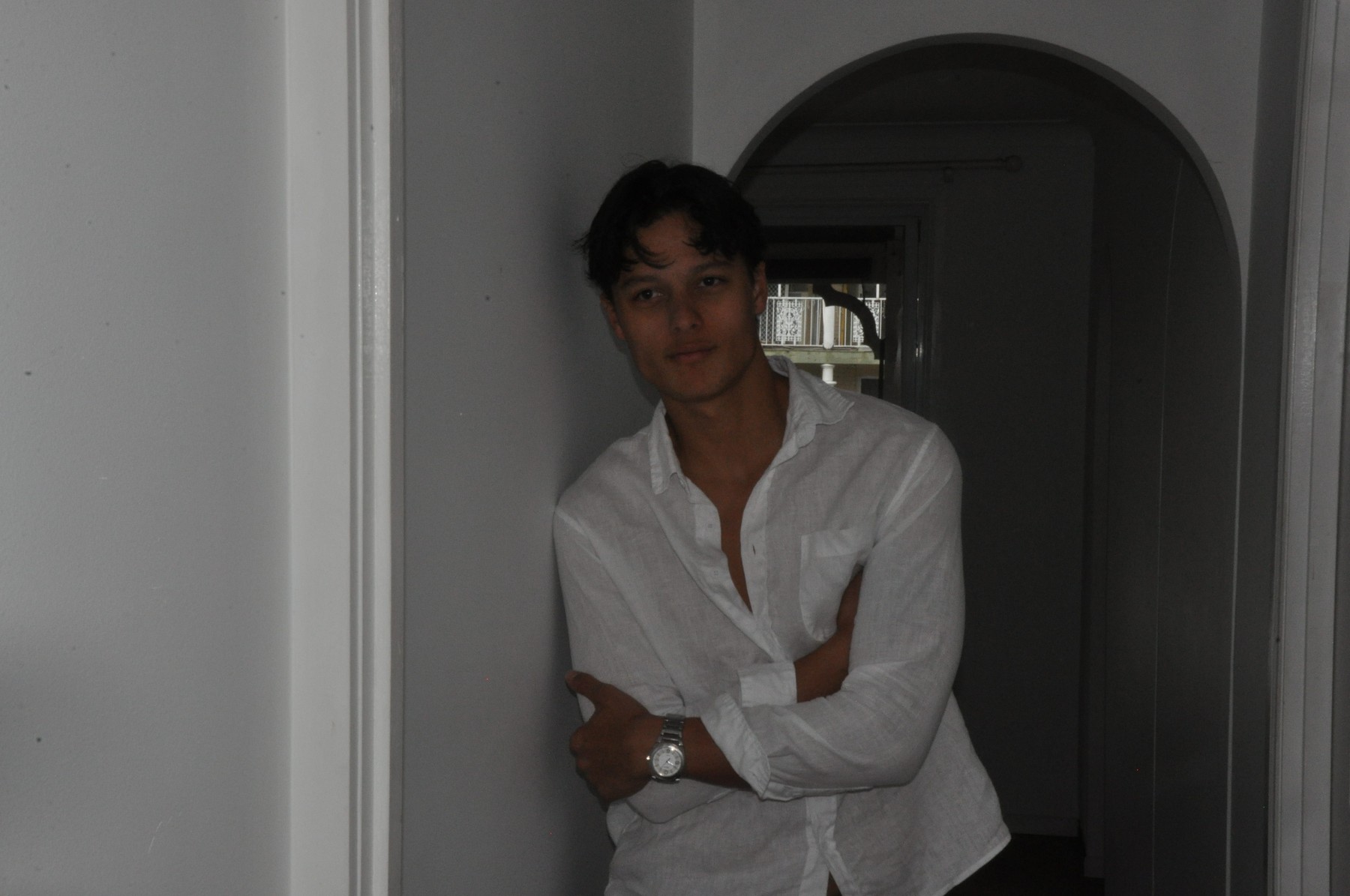 White Linen shirt — premium European linen menswear